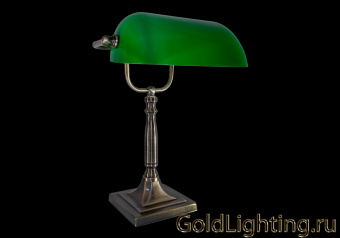 0015-1 HXTL (+лампочка в комплекте) antique brass лампа настольная