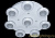 8992-8A MD люстра потолочная