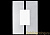 5283-6W MB WT square светильник настенный