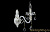 2237-1 MB matt white with gold бра