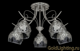3089-5А MD satin nickel люстра потолочная