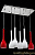 3051/6L (+диодный шарик 5W в комплекте) white люстра подвесная