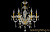 2248-6B MD gold bronze люстра подвесная