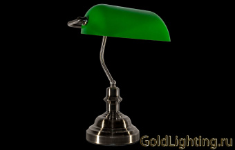 0014-1 HXTL (+лампочка в комплекте) antique brass лампа настольная