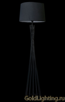 8261 F black (+лампочка в комплекте) торшер